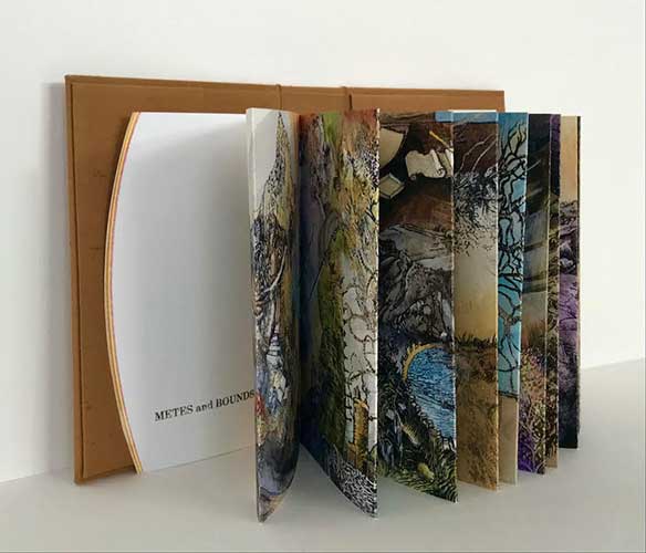 "Metes and Bounds" Artist's Book by Ellen Wiener